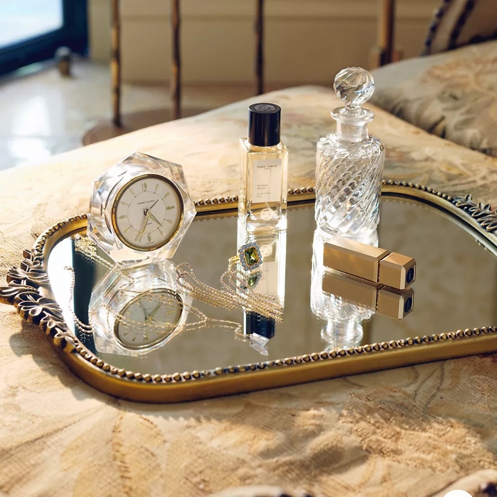 Anthropologie Prim Rose Gold Vanity Tray